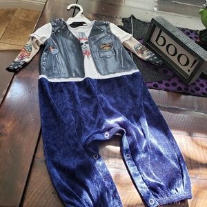 Biker Halloween costume 12mo